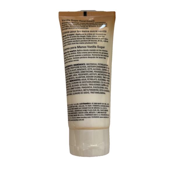 MARY KAY Satin Hands VANILLA SUGAR Hand Cream 3 Oz. NEW - Picture 2 of 2